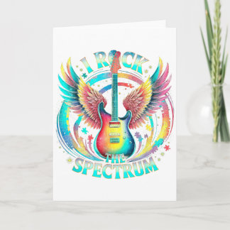 Carte Paix Amour Autisme World Tour Rock The Spectrum Ad