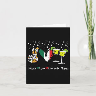 Carte Paix Amour Cinco De Mayo Fête Fiesta Femmes Mexica