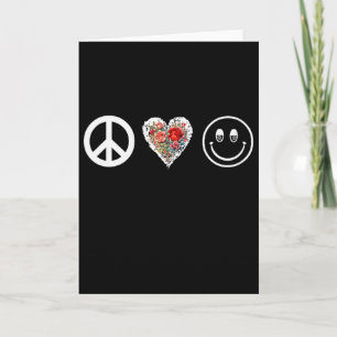 Carte Paix Amour Sourire Femmes De Tout Votre Cœur - Heu