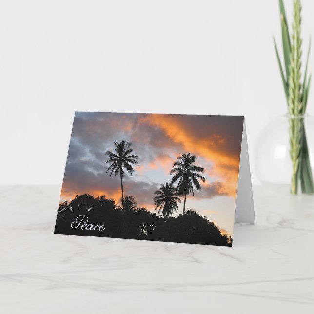 Carte Paix - bien-être/encouragement (Devant)