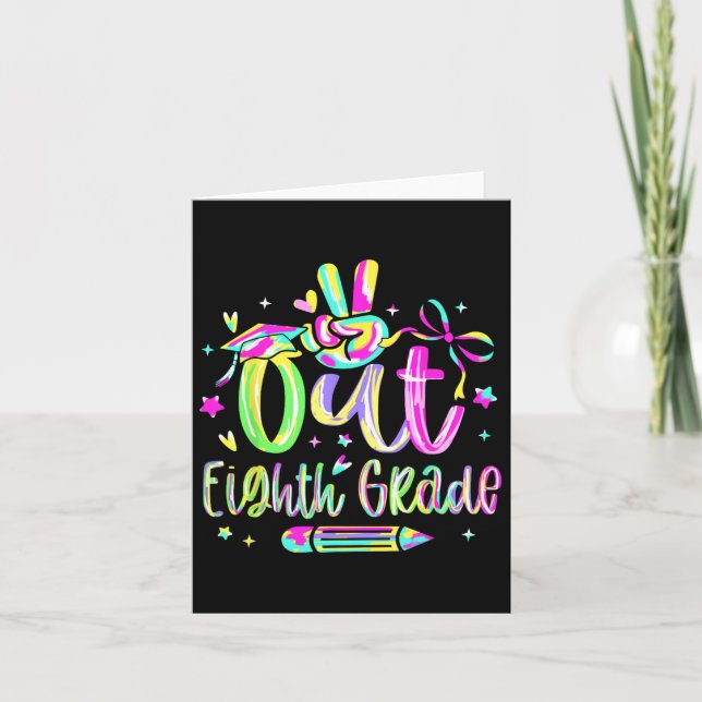 Carte Paix dehors huitième année de fin d'études Cl de 2 (Devant)