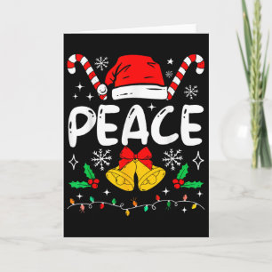 Carte Paix Je viens en paix Couple Matching Ugly Christm