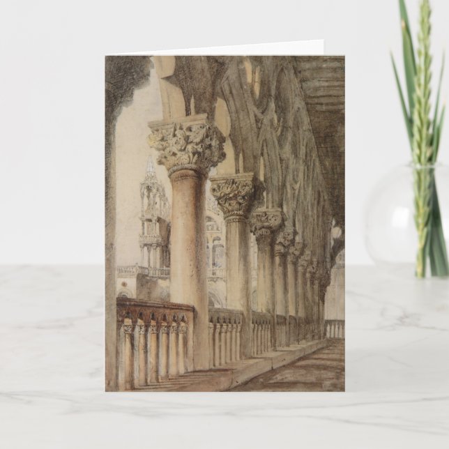 Carte Palais Ducal (par John Ruskin) (Devant)