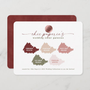 Carte Palette Cinnamon & Rose Spring - Couleurs de
