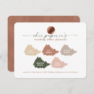 Carte Palette Clay & Blush Pink 2022 couleur Maria