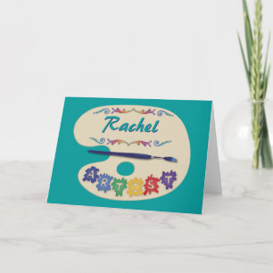 Carte Palette de l'artiste