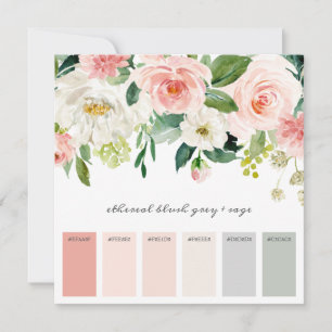 Carte Palette Inspiration couleur mariage