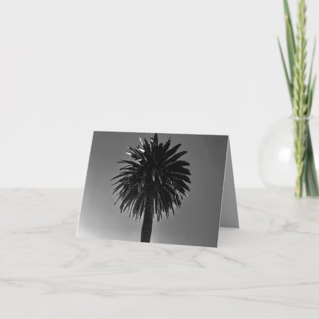Carte Palm Tree Folded Greeting Card (Devant)