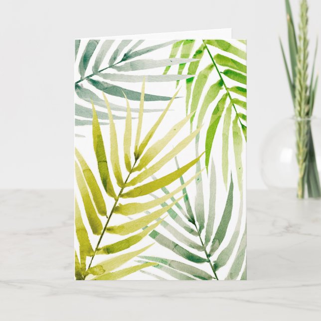 Carte Palmiers ombragés (Devant)