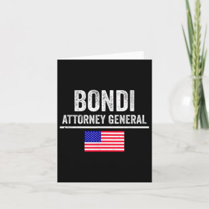Carte Pam Bondi Procureur Général Du Président Trump Pic