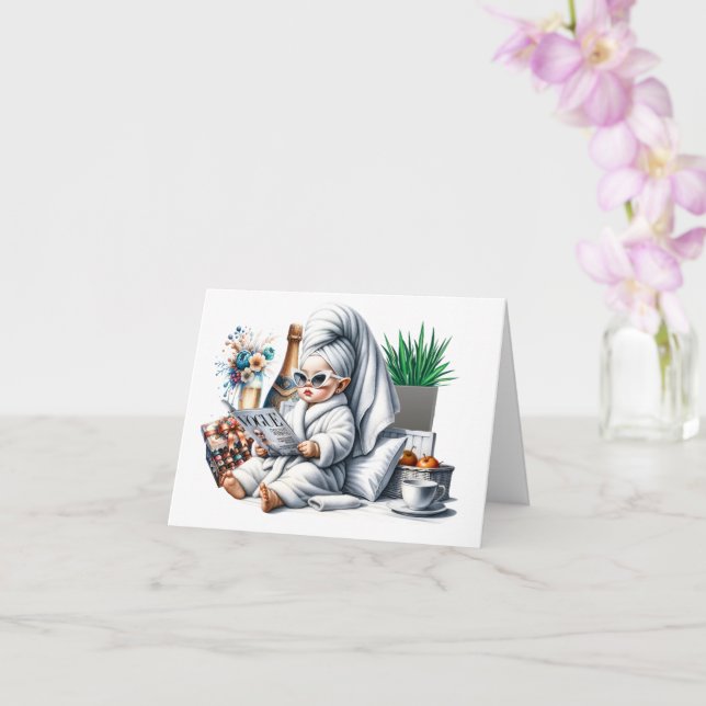 Carte Pamper Vous-Même (Orchidée)