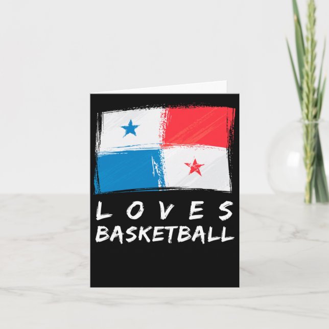 Carte Panama aime le basket-ball (Devant)