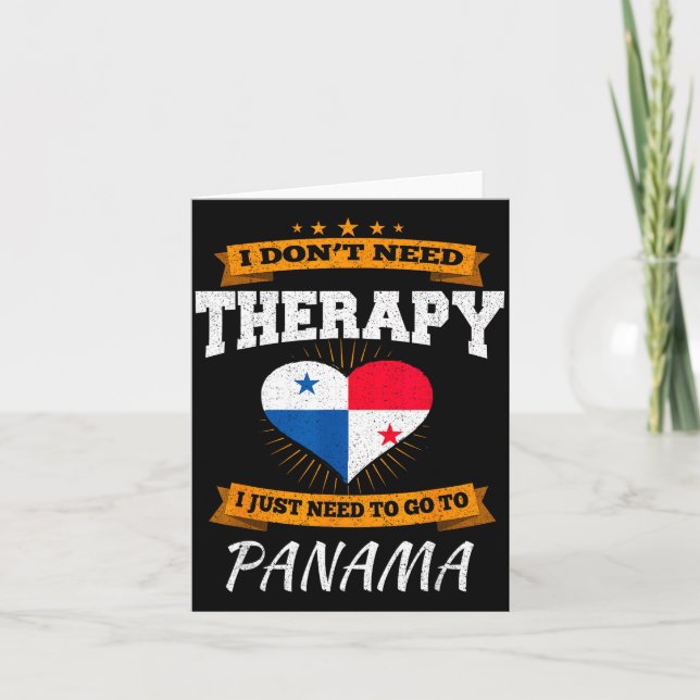 Carte Panamanian Flag I Panama Flag I Vacation Panama  (Devant)