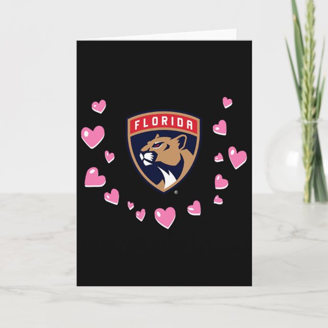 Carte Pancathères de Floride Saint Valentin Amour Nhl So (Devant)