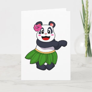 Carte Panda à Ballet Dance