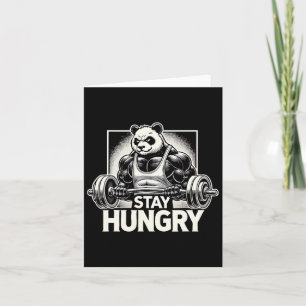 Carte Panda - Bodybuilding Gymnase Fitness Mot