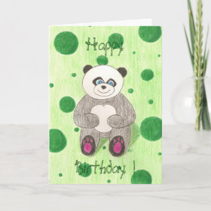 Carte Panda Joyeux Anniversaire !