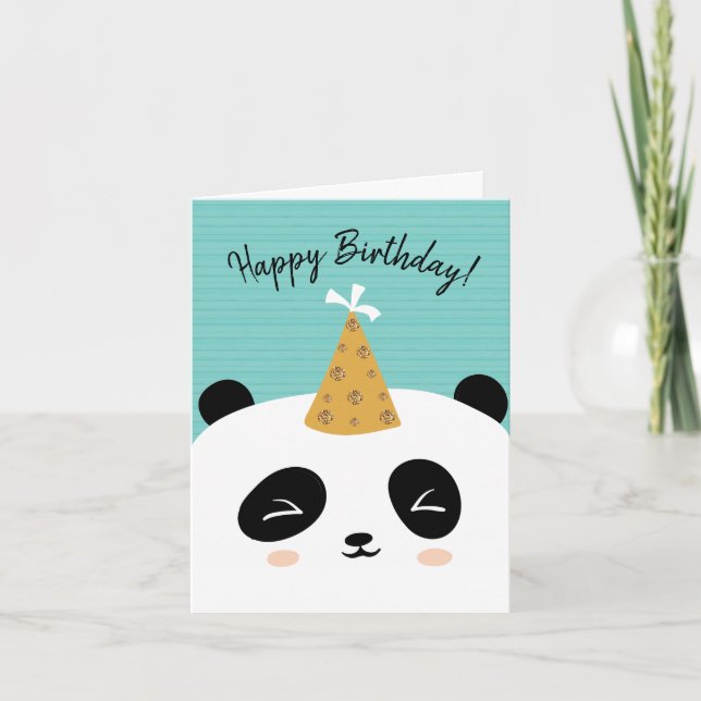 Carte Panda Mignon (Devant)