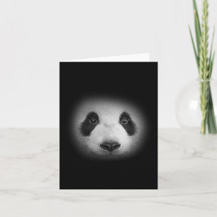 Carte Panda Porte Visage Pour Amoureux des animaux Et En