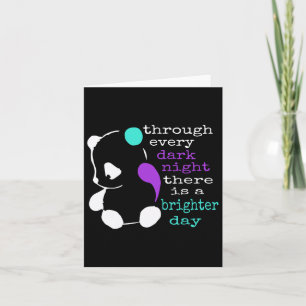 Carte Panda Semicolon Cadeau Prévention Suicide Sensibil