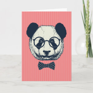 Carte Panda stripes