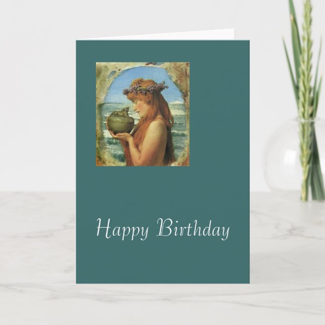 Carte "Pandore" par Alma-Tadema (Devant)