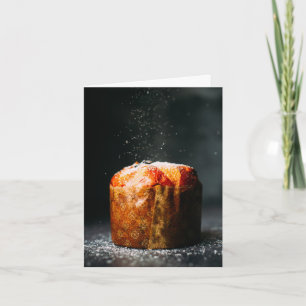 Carte Panettone, Sucre Italien Typique Pour Noël