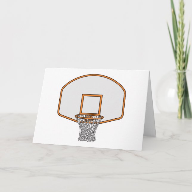 Carte panier de basketball (Devant)