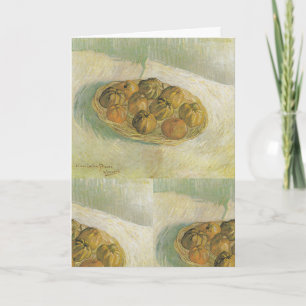 Carte Panier de pommes de Van Gogh - Nature morte classi