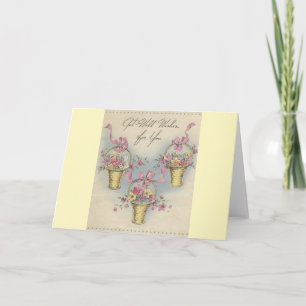 Carte Paniers de puits d'obtention vintage 1