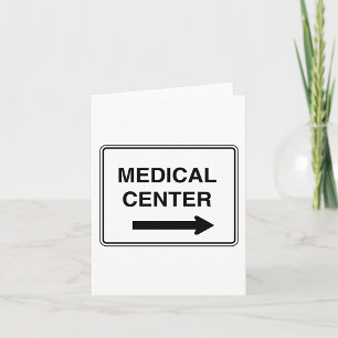 Carte Panneau de centre médical