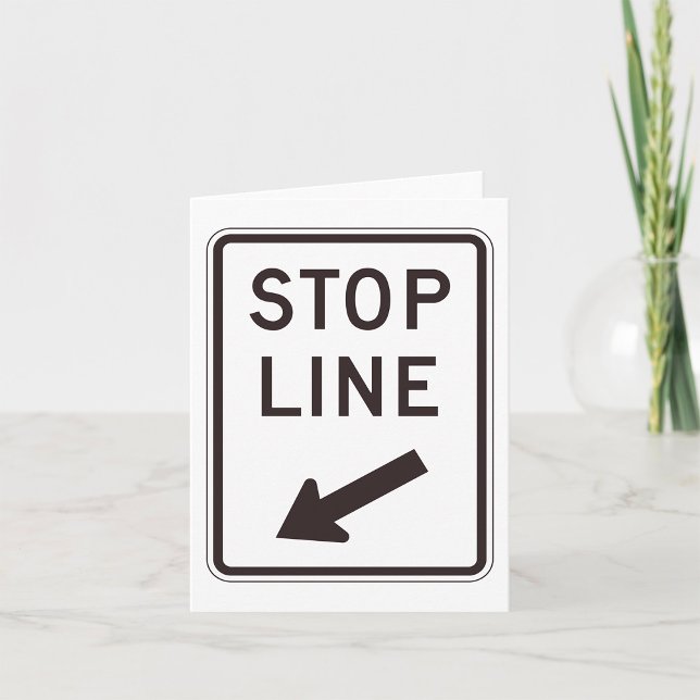 Carte Panneau de ligne d'arrêt (Créateur téléchargé)