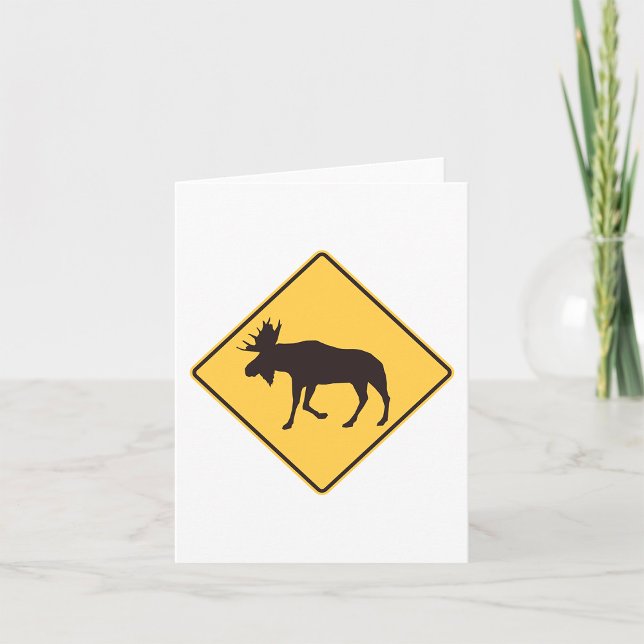Carte Panneau de signalisation de traversée d'orignal Sé (Créateur téléchargé)