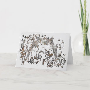 Carte Panneau Petroglyph - Rochester Creek, Utah Card