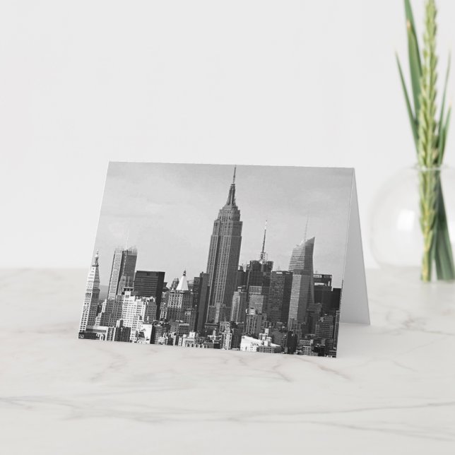 Carte Panorama de la ville de New York (Devant)