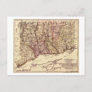 Carte panoramique ConnecticutConnecticut