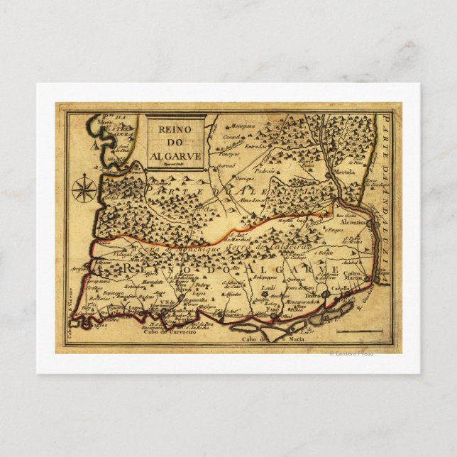 Carte panoramique du PortugalPortugal (Devant)