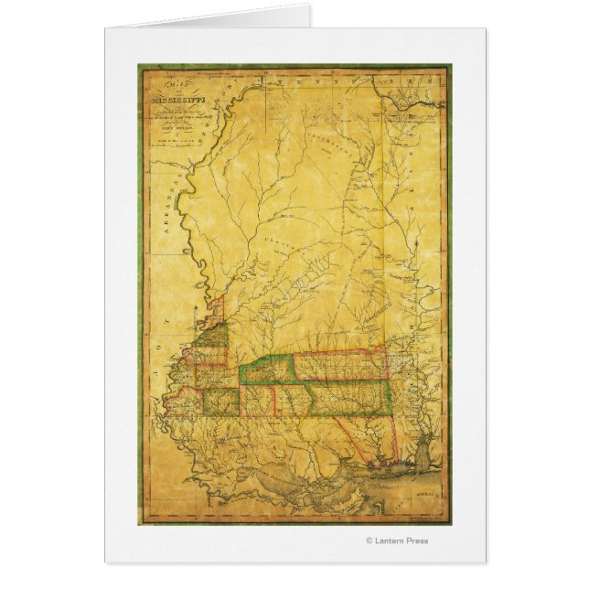 Carte panoramique MississippiMississippi (Devant)