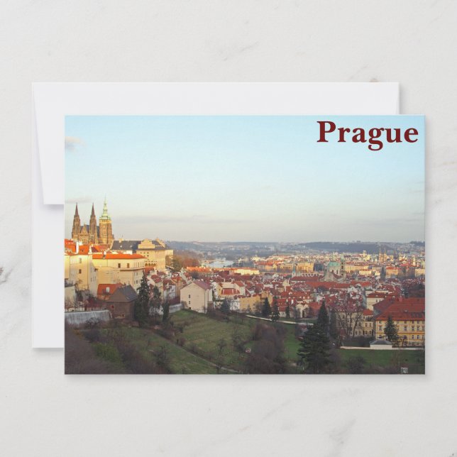 Carte panoramique Prague (Devant)