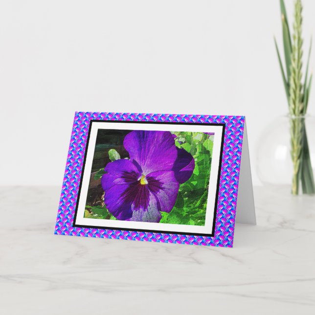 Carte Pansy Pop (Devant)