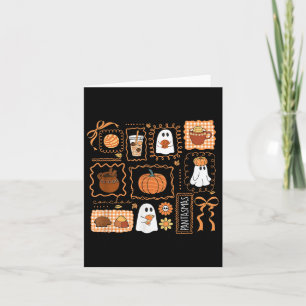 Carte Pantasmas Halloween Ghost Conchas espagnol mexicai