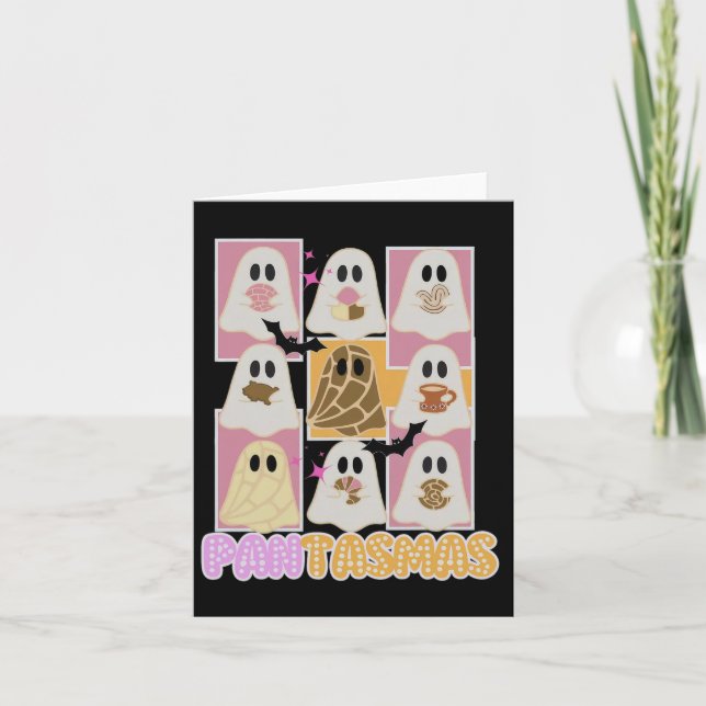 Carte Pantasmas Pan Dulce Ghost Espagnol Mexicain Hallow (Devant)