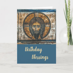 Carte Pantocrator, Seigneur de Tout, Icône Anniversaire