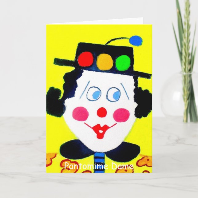 Carte Pantomime Dame (Devant)