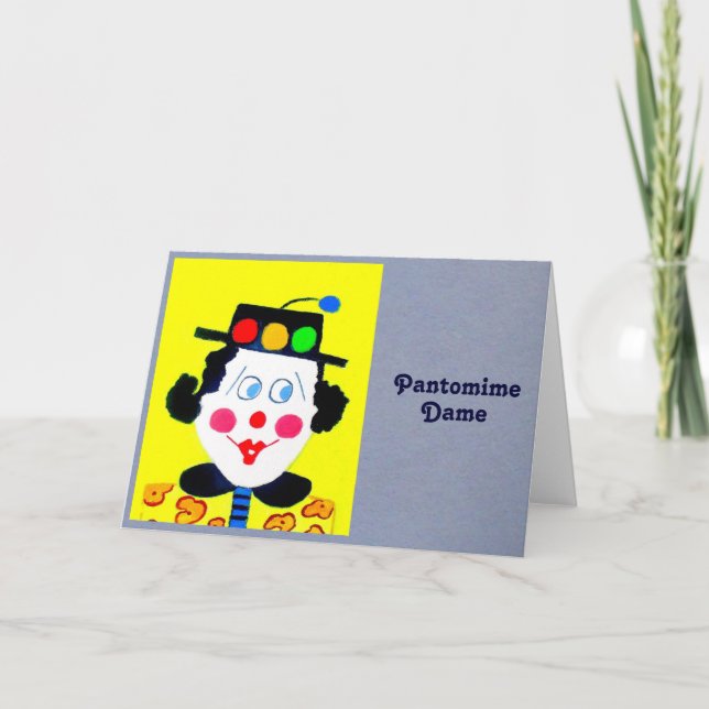 Carte Pantomime Dame (Devant)