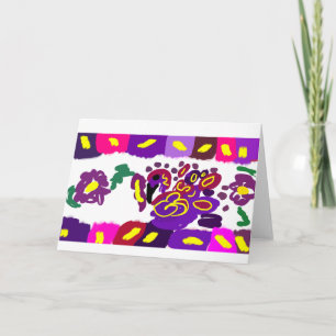 Carte Paon chaud