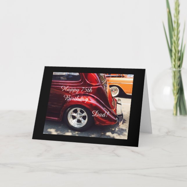 Carte Papa a 75 ans (Devant)