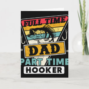 Carte Papa à plein temps, un peu drôle pour la fête des