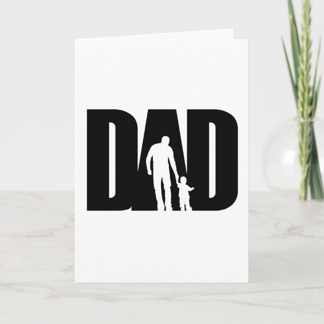 Carte Papa Avec Son Chemise Fête des pères Cadeaux Pour  (Devant)