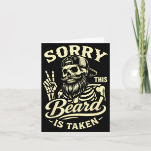 Carte Papa barbu papa fête des pères désolé cette barbe 